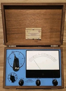 Scientology Hubbard Electrometer American Mark V E-Meter - Wooden Vintage 70's - Picture 1 of 8