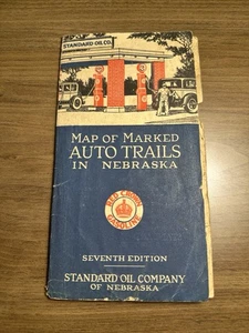 1920s Standard Oil Of Nebraska Road Map: Nebraska USED - Picture 1 of 3