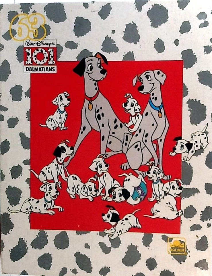 Rompecabezas Walt Disney 101 Dálmatas 63 piezas 11,5" X 15" Dorado 4086-C Foto 1 de 1