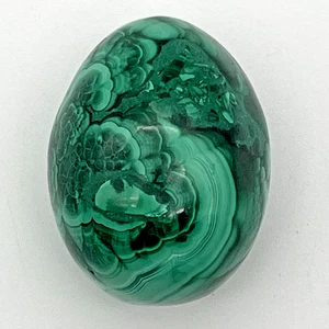 Malachite 100g Natural Glossy Egg Shape Crystal Mineral Desktop - Picture 1 of 10