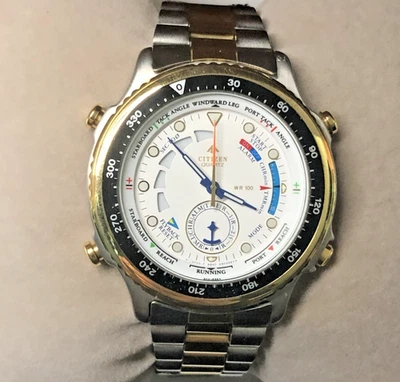 Reloj Citizen "Yacht Timer" Vintage RARO 6840-G80116K GN-4-S Único Dueño Foto 1 de 4