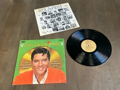 Elvis Presley Gold Records Vol 4 RCA Victor LSP‑3921 Stereo EX/EX Partial Shrink - Image 1 of 4