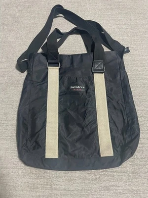 Vintage Samsonite Blacl Tote Messenger Bag Travel Bag - Image 1 of 4