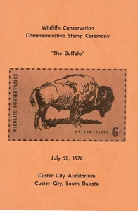 #1392  First Day Ceremony Program Wildlife Conservation Stamp - Picture 1 of 2