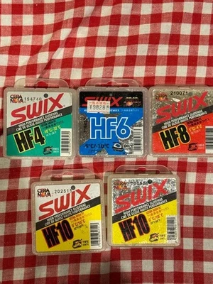 SWIX HF wax  Cross Country Nordic Ski Bundle Fluoro Universal used - Image 1 of 2