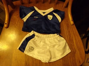 FOR doll or BEAR boys blue/white outfit build a bear - Bild 1 von 3