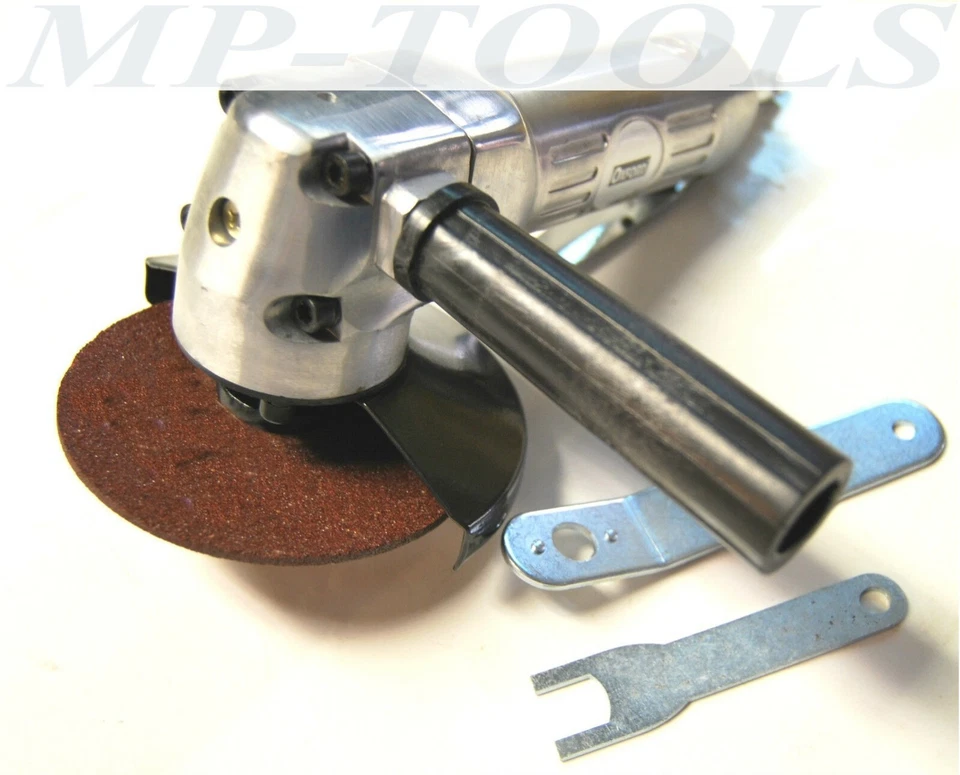 SMERIGLIATRICE ANGOLARE FLEX ARIA COMPRESSA PNEUMATICA M10 100 CORPO ACCIAIO  - Immagine 1 di 1