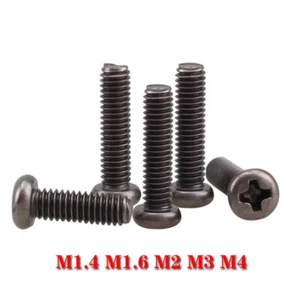 Titanlegierung TA2 Kreuzschlitz Runde Pfannenkopf Maschinenschraube M1.4 M1.6 M2 M3 M4 - Bild 1 von 6