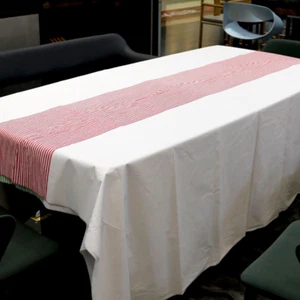 10x Striped Disposable Tablecloth Waterproof Oil-proof Covers Restaurant Thicken - Picture 1 of 16