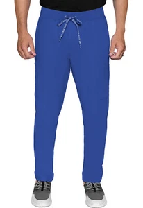 Med Couture Scrubs Men's Straight Leg Short Pants MC2772S ROYL Royal Free Ship - Picture 1 of 3