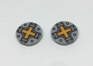 LEGO NEXO KNIGHTS: 2x runde Fliese 2 x 2 - Ref. 14769pb087 - Set 70317 70322 72004 - Bild 1 von 1