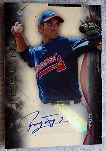 Atlanta Braves Jose Peraza signierte 2014 Bowman Sterling Autogrammkarte Menge, - Bild 1 von 1