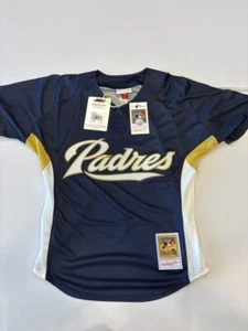 NEW MLB San Diego Padres Trevor Hoffman Mitchell & Ness Baseball Jersey NWT M 40 - Picture 1 of 7