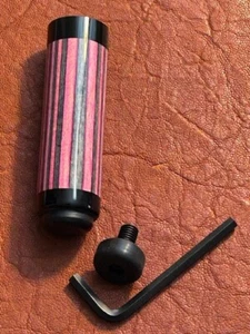 Extensión trasera Jacoby 4 pulgadas rosa/gris para tu taco de billar. - Imagen 1 de 1