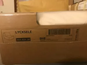 Ikea LYCKSELE Cover for chair-bed, Ransta natural,404.831.38 - Picture 1 of 2