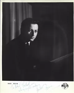 ANDRE PREVIN Signed Photograph - Classical Conductor Pianist Composer - Preprint - Picture 1 of 1