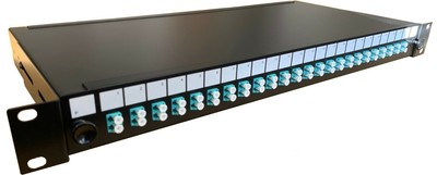 Fibre Optic Patch Panel 1U 19 LC Duplex Multi...