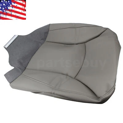 Cubierta de asiento de vinilo inferior del conductor para Ford E-150 E-250 E-350 E-450 2002-2008 gris Foto 1 de 4