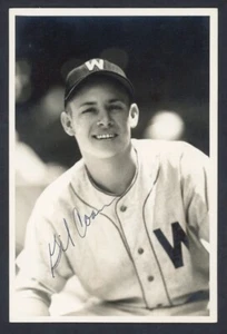George Burke & Brace Type 1 Signed Gil Coan 4”x 6” Photo Autograph WA Senators - Picture 1 of 2