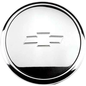 Billet Specialties 32320 Horn Button Polished Billet Aluminum Dome Bowtie Logo - Picture 1 of 1