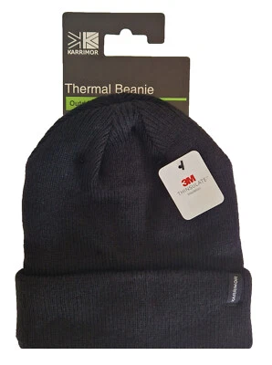 Karrimor Beanie Hat Mens Black Thermal 3M Insulation 100% Genuine Brand New - image 1 of 4
