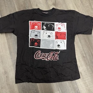 vintage 1994 Single Stitch Coca Cola Polar Bear T Shirt XL - Picture 1 of 5