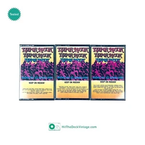 Keep On Rockin' Compilation Cassette Tapes 1986 (Vol 1, 2, 3) 60s Classic Rock - Picture 1 of 9