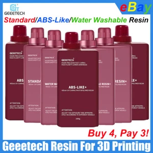【Buy 4,Pay 3!】Geeetech Standard/ABS-Like/Washable Resin 1kg For Resin 3D Printer - Picture 1 of 45