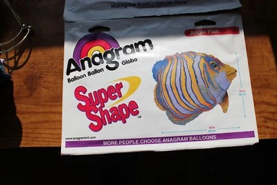 Jumbo Super Shape Balloons Tropical Fish, Angel Fish, Gold fish U Choose - Image 1 of 4