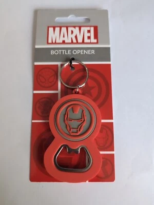 Marvel Iron Man Bottle Opener Key Ring Keychain Official Licensed New  - Image 1 of 4