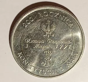 POLAND 10000 Zlotych 1991MW - 200th Anniversary of Polish Constitution - Picture 1 of 2