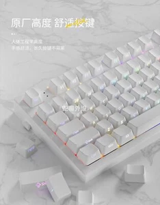 Shine Through White Cherry Profile Doubleshot PBT Keycap Set - Picture 1 of 9