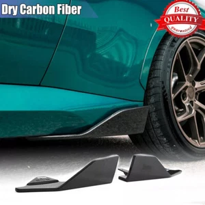 For BMW G42 220i M240i M-Sport 2022-2023 Carbon Fiber Side Skirt Extension Lips - Picture 1 of 10