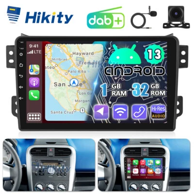 DAB+ CarPlay Android 13 Radio Für Suzuki Splash Opel Agila B mit GPS Navi Kamera - Bild 1 von 4