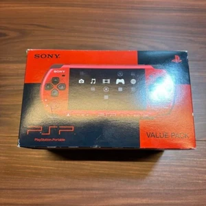 PSP3000 Value Pack Red/Black 1420 From Japan - Picture 1 of 17