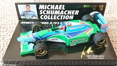 Minichamps 1:43 Benetton Ford B193B Michael Schumacher "My New Car" - Image 1 of 3