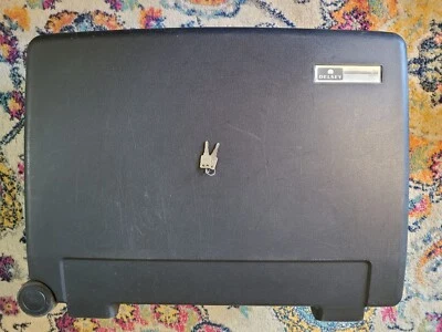 Vintage DELSEY Hardside Rolling Luggage Suitcase 26x20x9 2 keys & Combo FRANCE  - Image 1 of 4