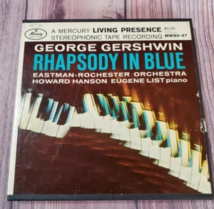 RARE!!! Mercury 2 Trk Gershwin's Rhapsody In Blue Reel To Reel MWS5-47 INLINE - Foto 1 di 4