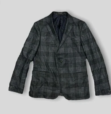 $1235 Z Zegna Para hombres US 42R EU 52R Gris Calce Ajustado Abrigo Chaqueta Blazer de Lana Foto 1 de 4