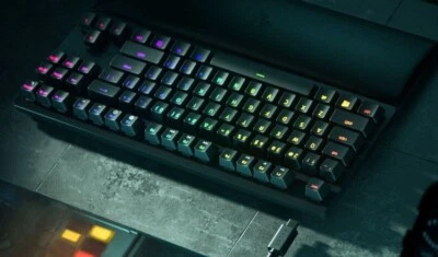 Razer Huntsman V2 Tenkeyless - Linear Optical Switch - US - Black - Imagen 1 de 3