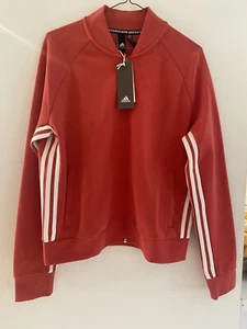 NWT ADIDAS Women's Sweatshirt, Crew-Neck, Glory Red/White, Track Tops Multisport - Picture 1 of 9