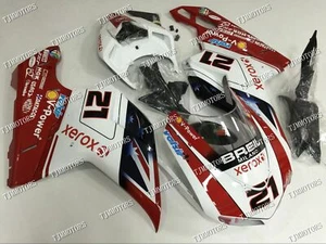 For 07-11 Ducati 848/1098 Red White Black ABS Injection Mold Bodywork Fairings - Picture 1 of 5