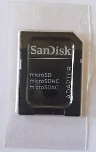 SanDisk ~ SD to MicroSD / MicroSDHC / MicroSDXC ~ Memory Card Adapter - Picture 1 of 2