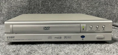 Coby CD/DVD Player 💿 DVD-224 Slim Progressive Scan Dolby Digital - Image 1 of 4