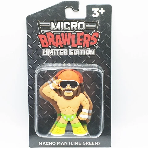 Macho Man Randy Savage Lime Green Micro Brawler Limited Edition Cover