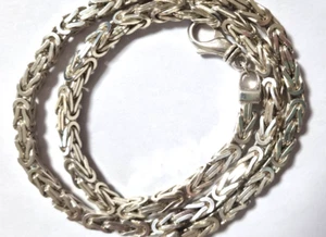 KÖNIGSKETTE 925 Sterling Silber 6 mm Kette 60 cm -DAMEN;HERREN!!! - Bild 1 von 11