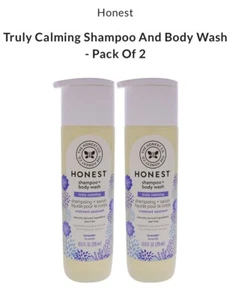 The Honest Company Truly Calming Lavender Shampoo Body Wash 2 x 10oz New - Picture 1 of 4