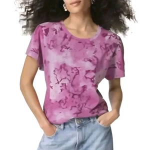 OLD NAVY-EVERYWEAR Tee Purple Tie Dye Crew Neck Short Sleeve Cotton size X-LARGE - Picture 1 of 10