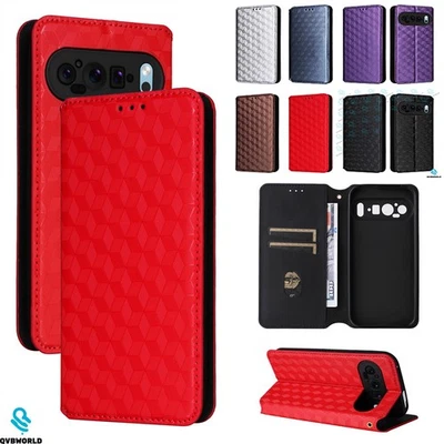 Magnetic Leather Wallet Case Phone Case Cover for Google Pixel 9A 8A 9 8 7A 7 6 - Image 1 of 4