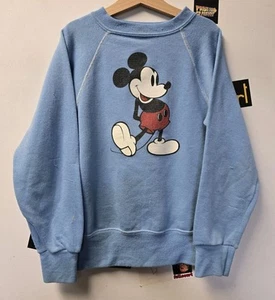 Vtg 80s Mickey Mouse Crew Neck Sweatshirt Youth L Disney - Picture 1 of 13